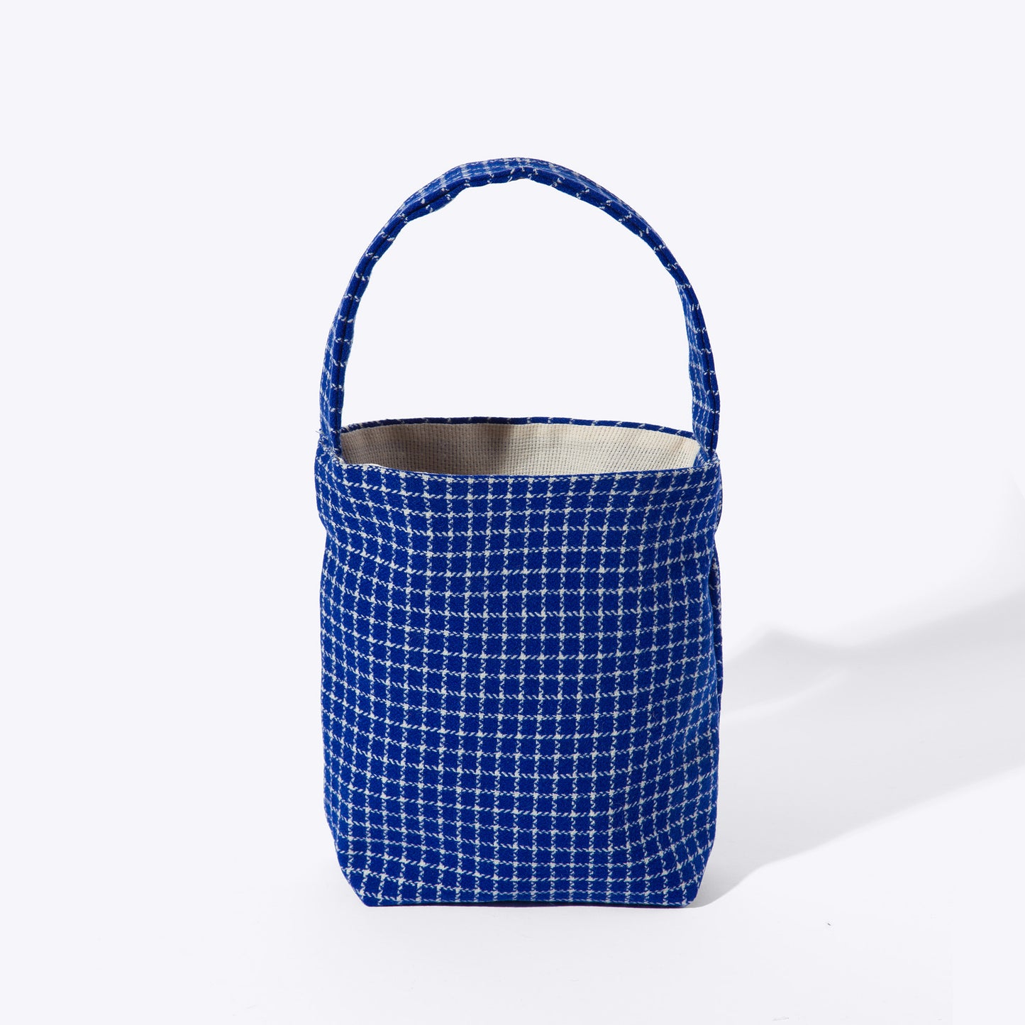 Book Bag — Blue check