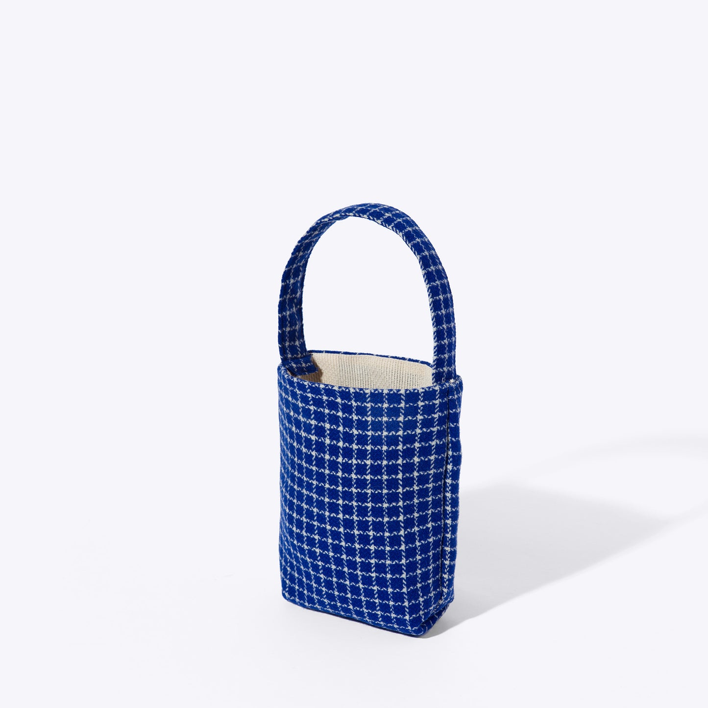 Book Bag / Mini — Blue check