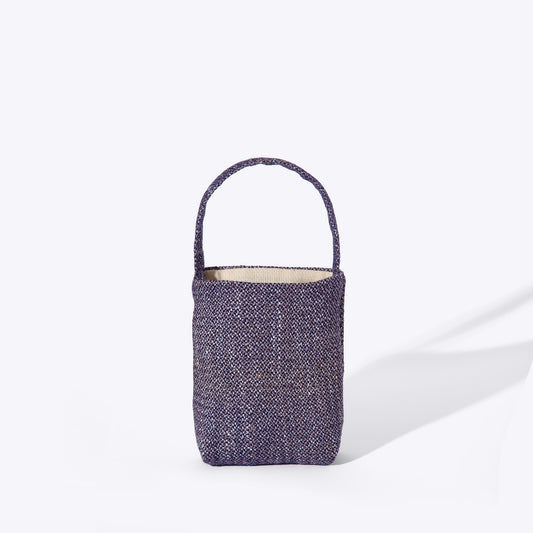 Book Bag / Mini — Purple dots