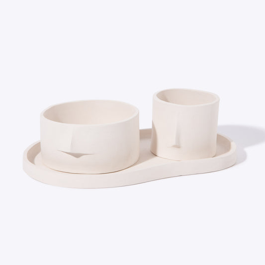 Ettory — Vase set of 2 with tray