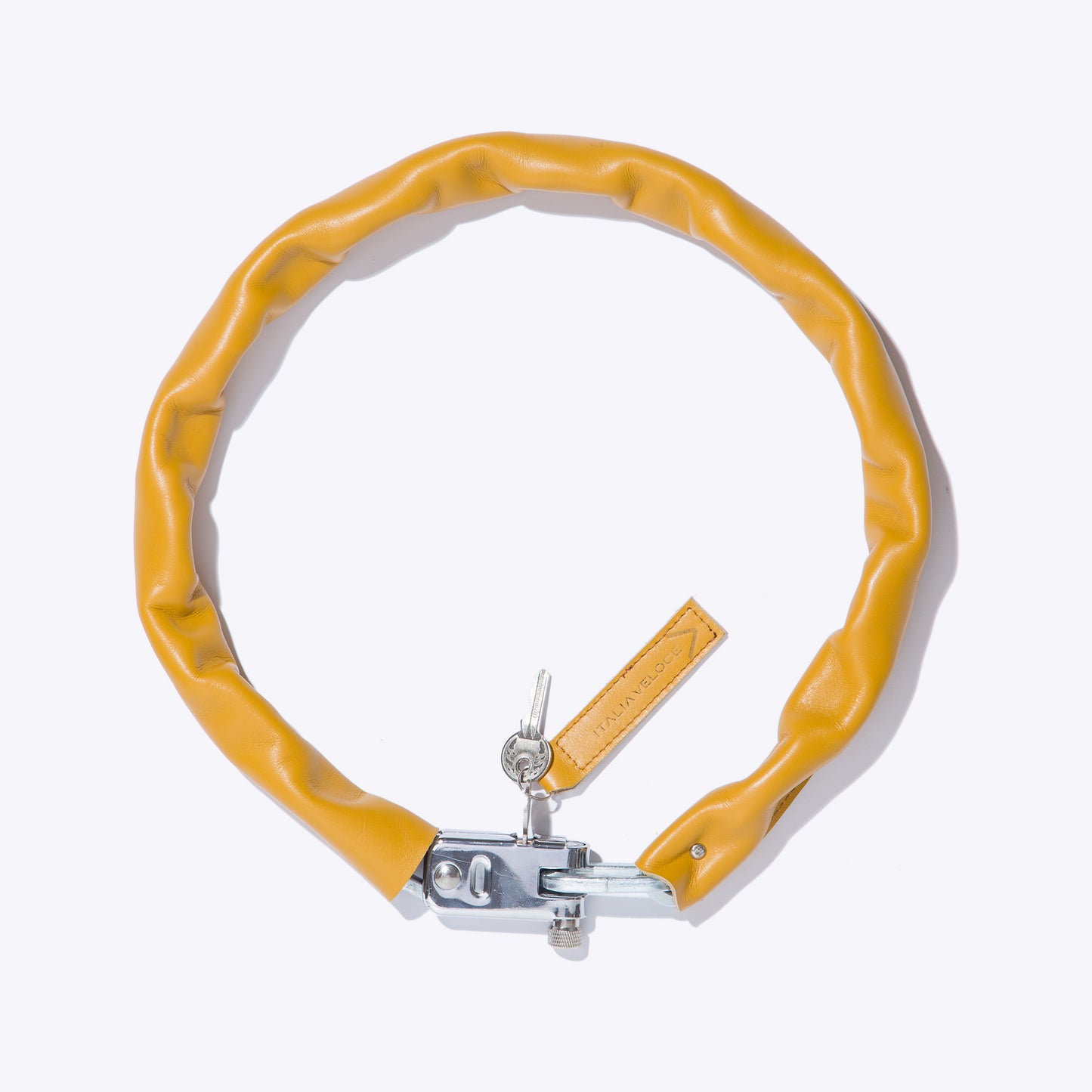Italia Veloce — Yellow bike lock
