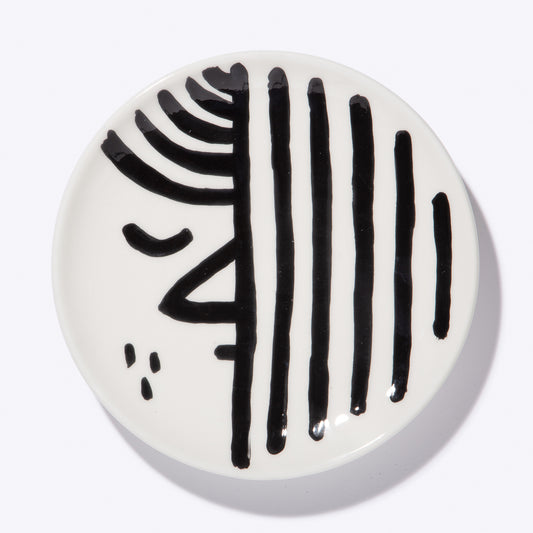 Gianluca Sturmann — Hand-decorated Plate "Closed"