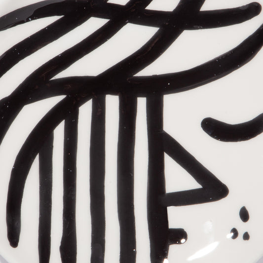 Gianluca Sturmann — Hand-decorated Plate "Sleeping"