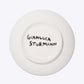 Gianluca Sturmann ~ Hand-decorated Plate "Sleeping"